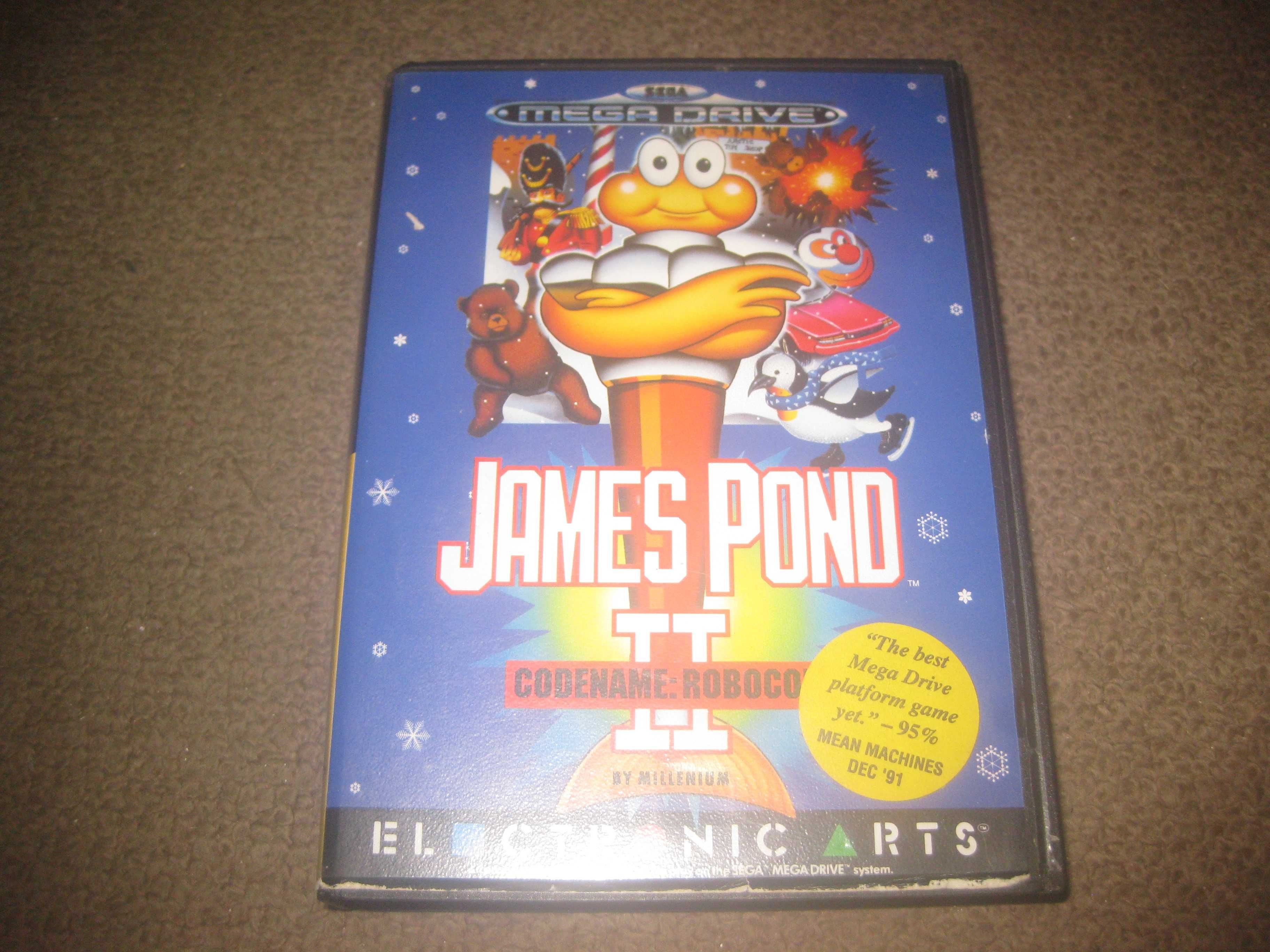 Jogo "James Pond II Codename: Robocod" para Sega Mega Drive