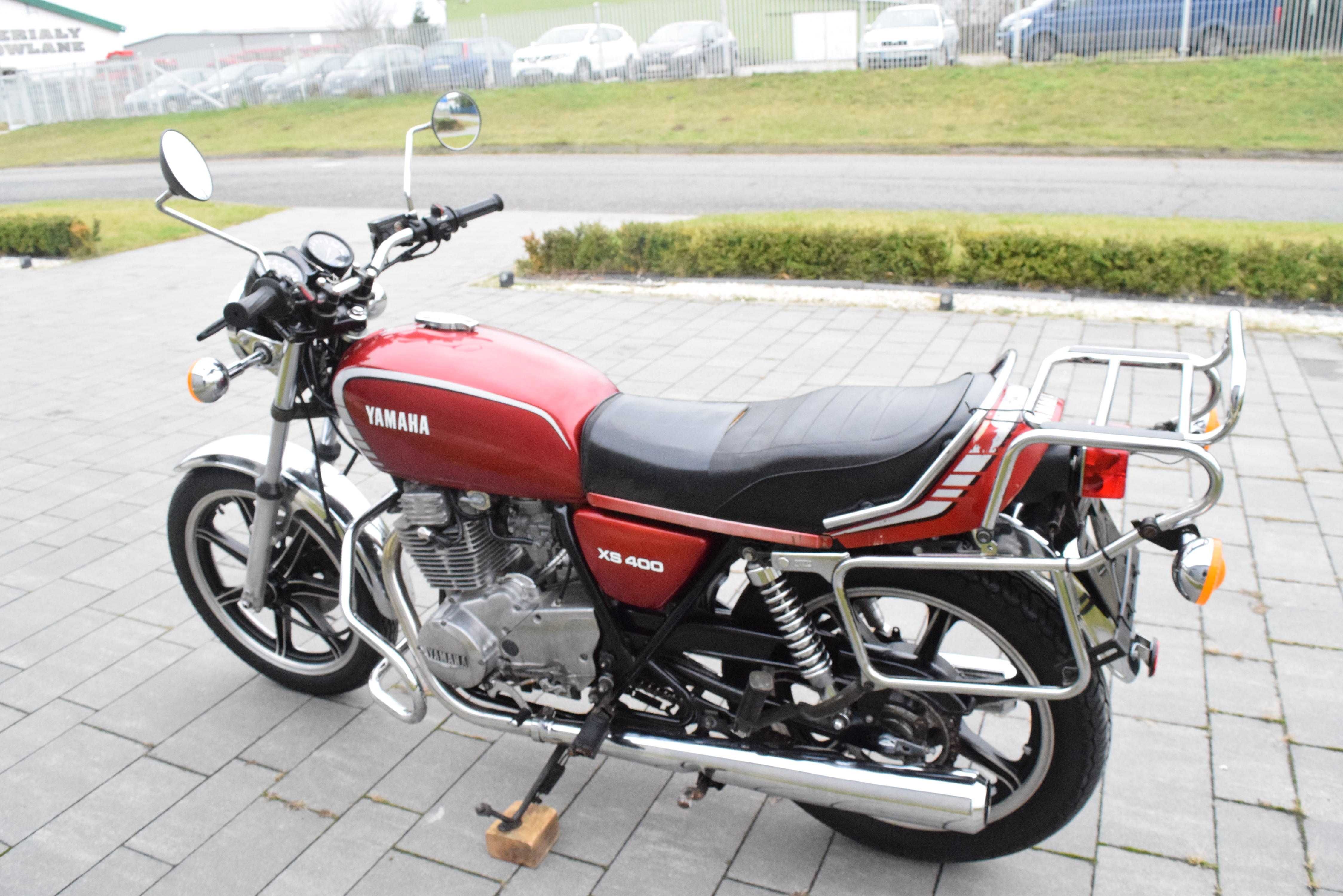 Yamaha XS 400 82r. 1 ręka! piękny klasyk, dodatki, z DE, na A2 ***