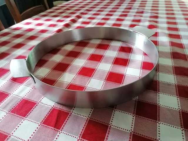 Aro em inox para cortar massa de pizza