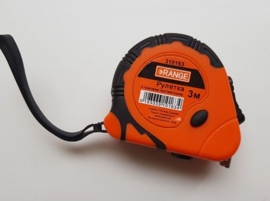 Рулетки 10м x25 мм ; 7,5м х 25мм ; 3м х 16мм ; набор рулеток Orange