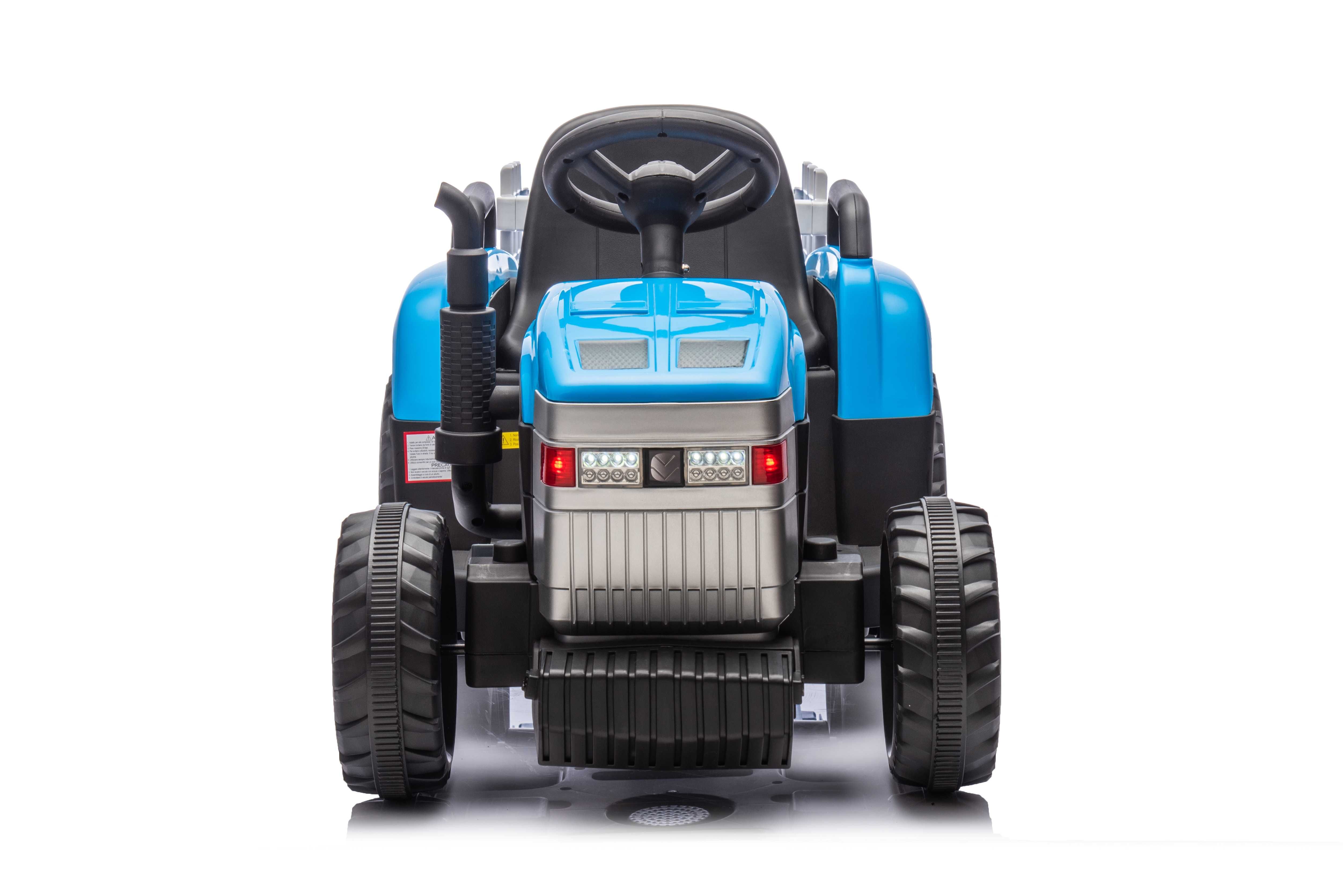 Traktor T7 12V z przyczepką na akumulator dla dzieci