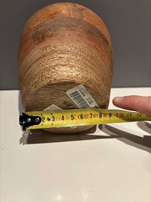 H&M Home drewniana oslonka doniczki