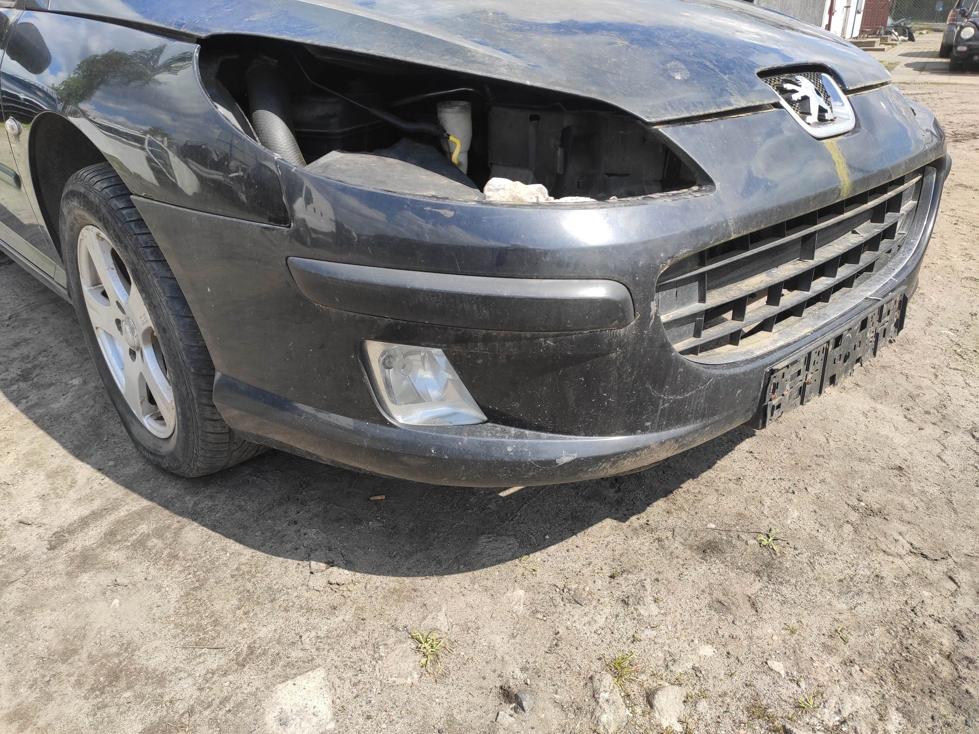 Peugeot 407 zderzak przód przedni EXLD