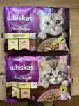 2 paczki whiskas Pure delight 12 saszetek karma dla kota
