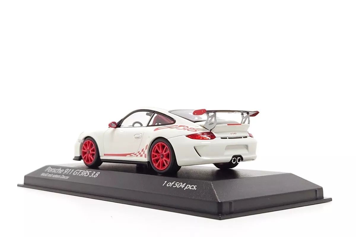 Minichamps 1:43 porsche 911 (997,ll) GT3 RS 3.8 ano 2009