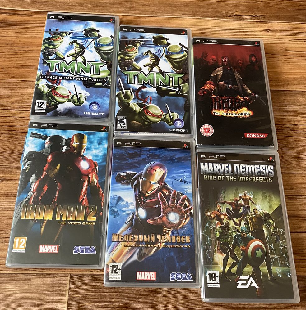 Sony PSP: KillZone, Resistance, Mortal Kombat, Tekken, Spider-Man, NFS