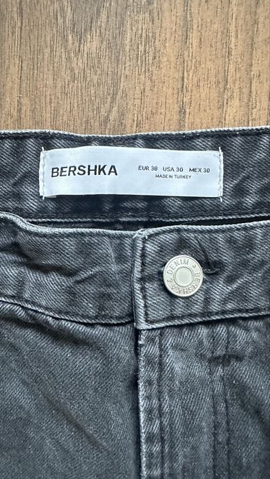 Джинси Bershka сірі Balloon fit