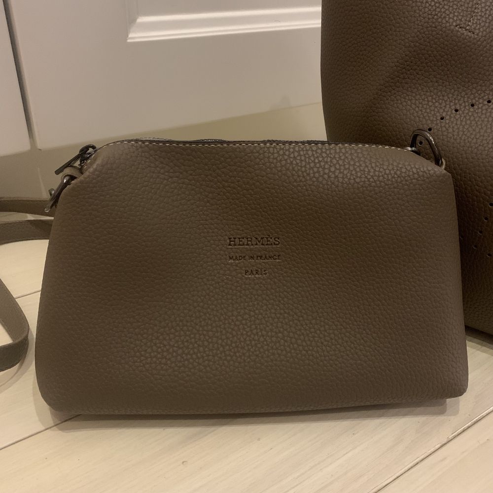 Torba NOWA ala Hermes czekoladowa 2w1