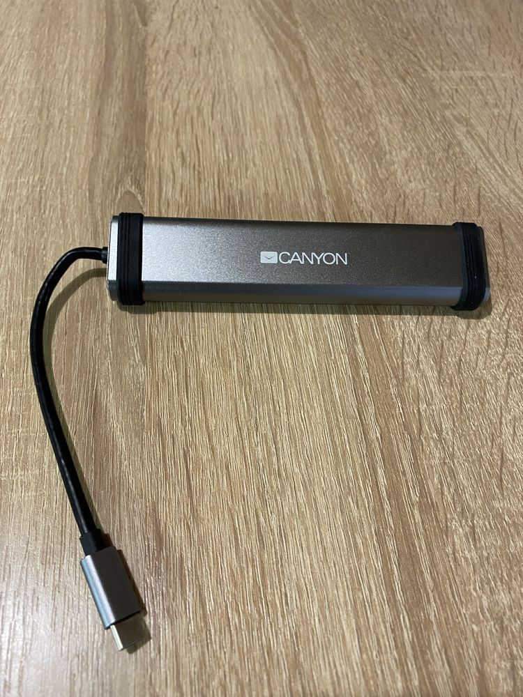 Мультипортова док-станція Canyon 4-в-1 USB Type CDS-3 (CNS-TDS03DG)