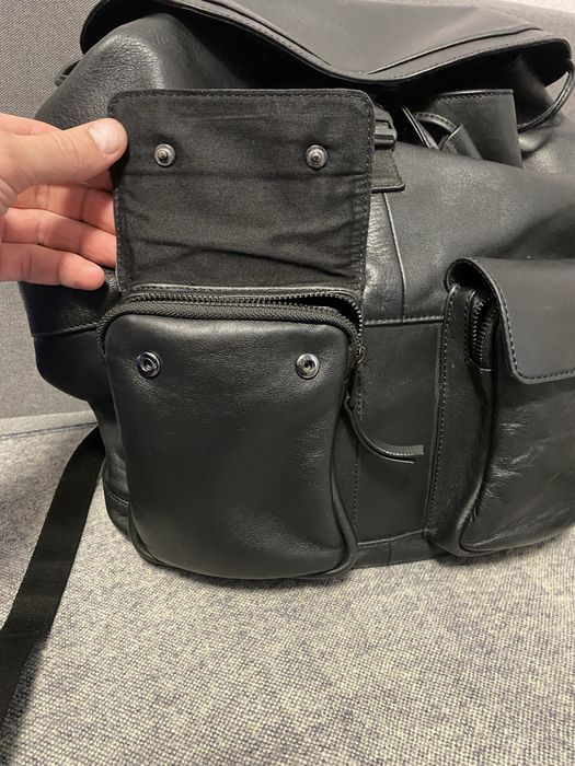 Шикарный кожаный рюкзав от Massimo Dutti