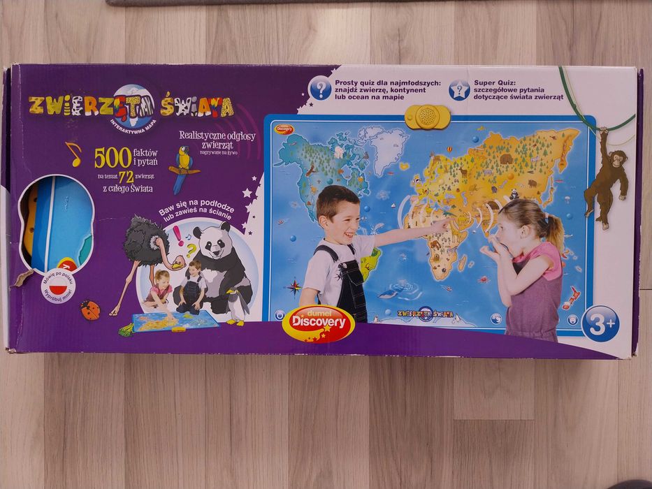 Dumel Discovery Interaktywna mapa Zwierzęta Świata