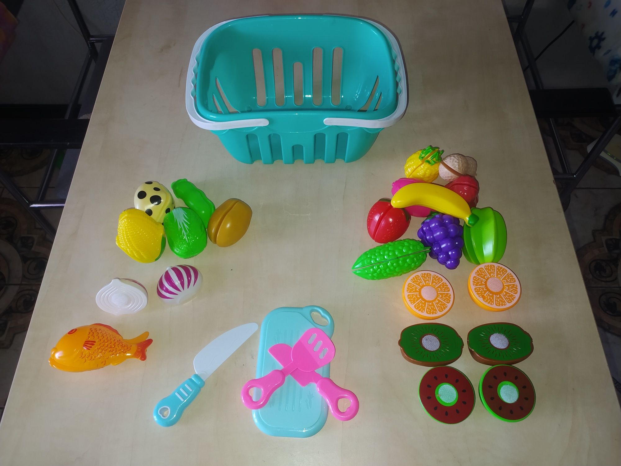 Детский игровой набор фрукты/овощи