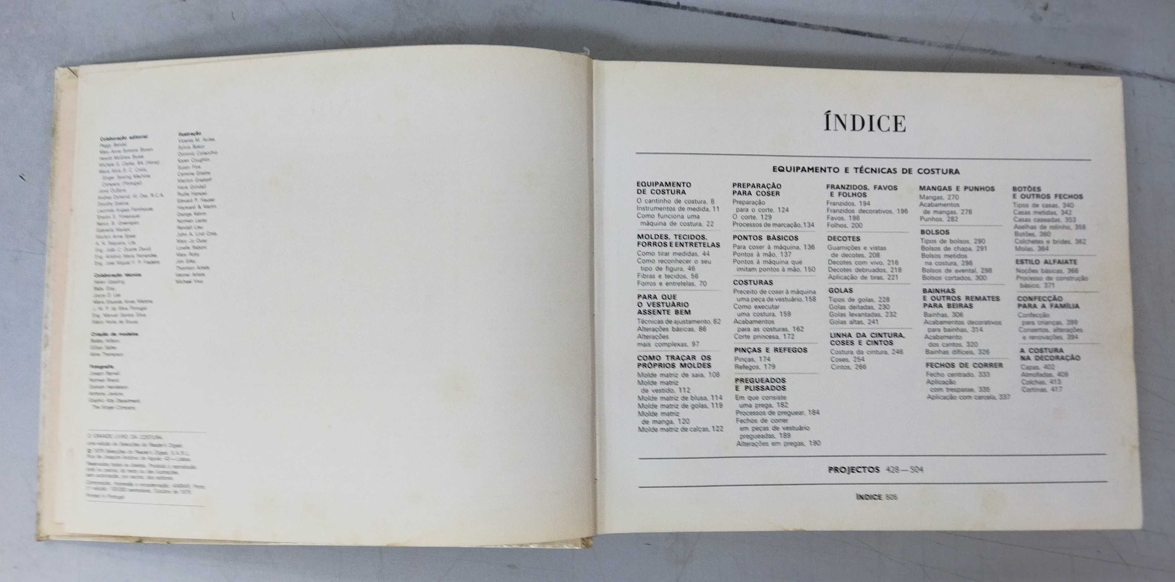 O Grande livro da Costura. Primeira Edição