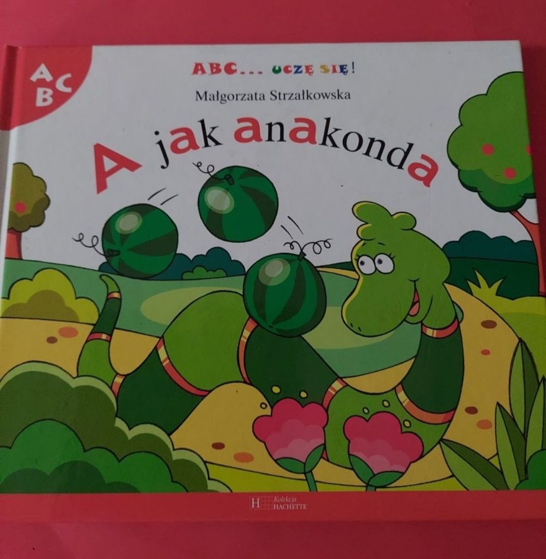 Komplet książek dla dzieci a jak anakonda i b jak barakuda