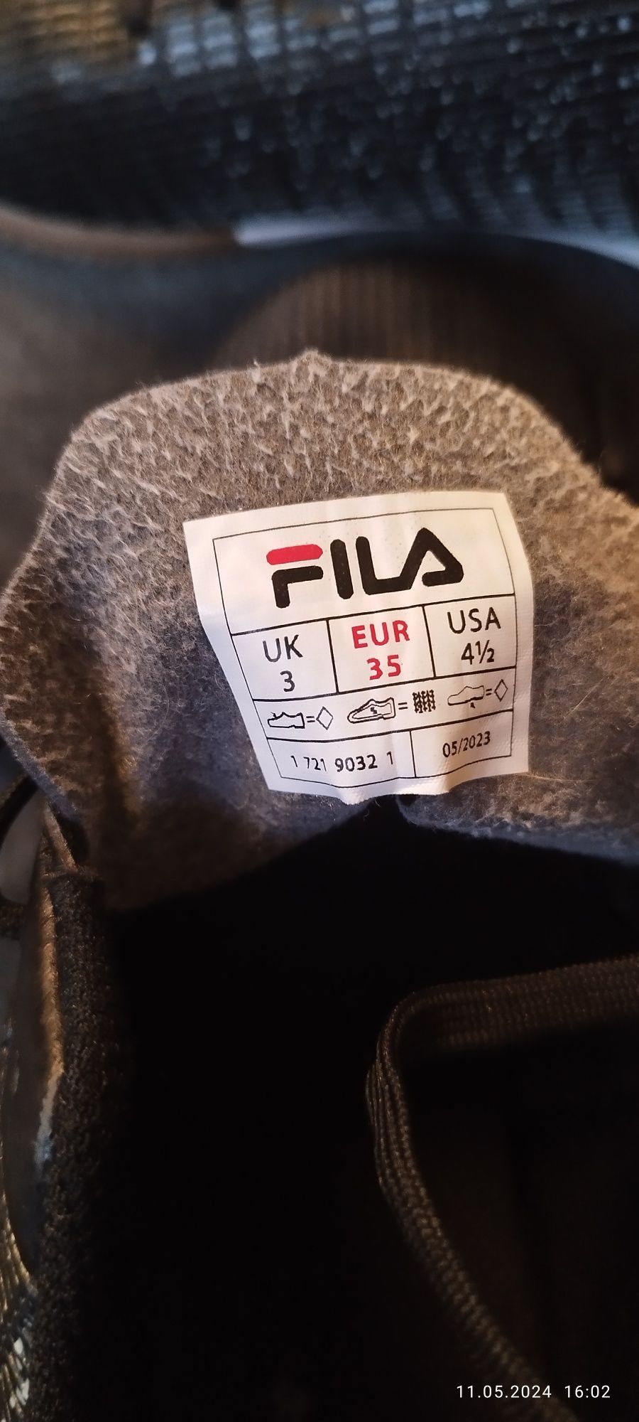 Кросівки, футзалки, Fila, 35 розмір