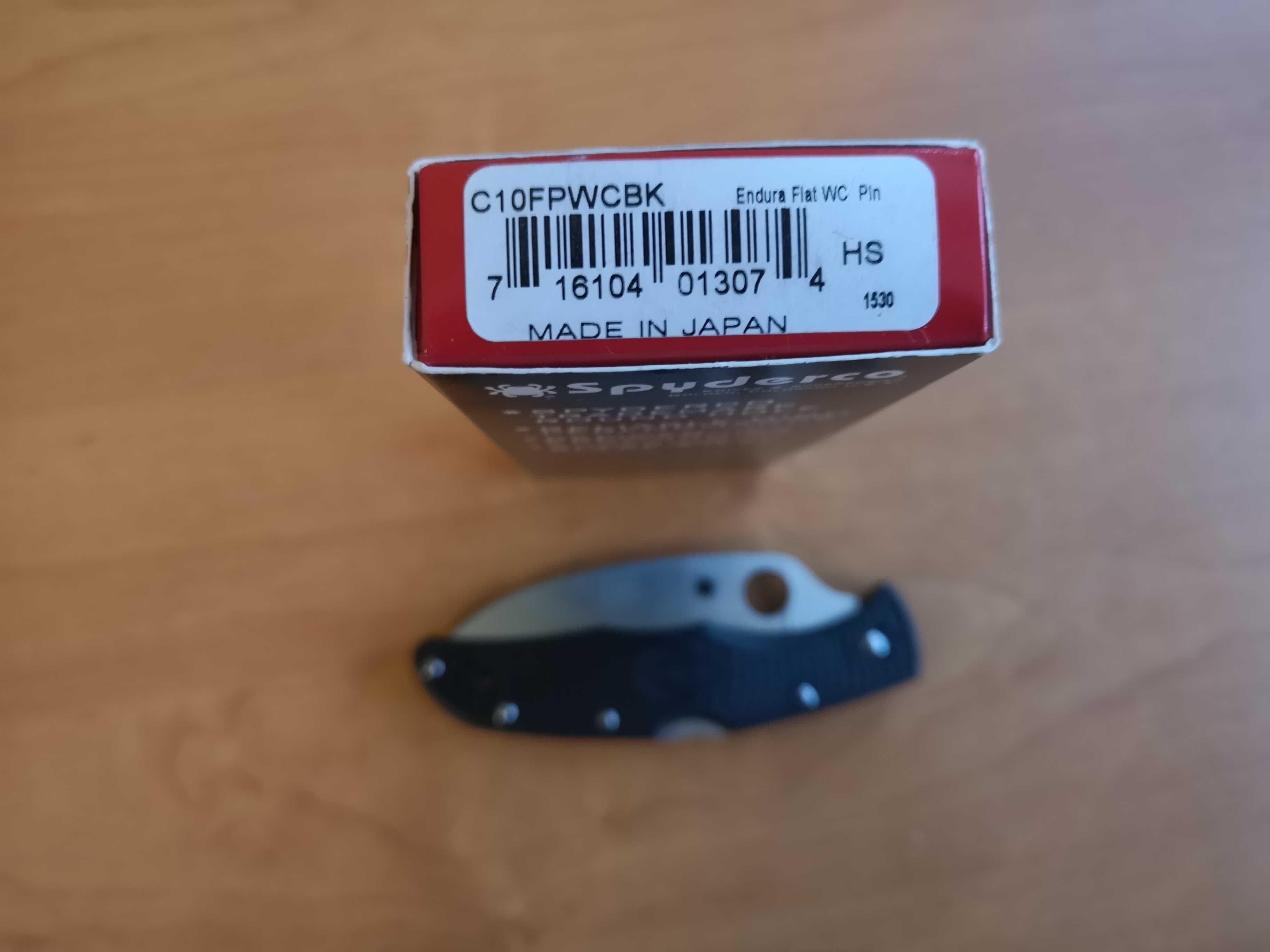 Spyderco Endura Wharncliffe C10FPWCBK