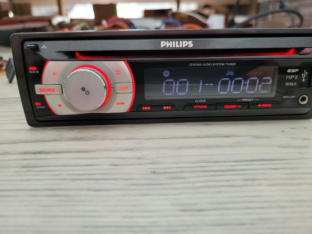 Radio samochodowe Philips 4x50W CD,USB,AUX