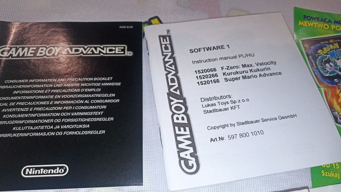 F-Zero Maximum Velocity Game Boy Advance Nintendo