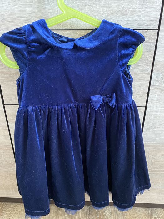 Sukienka świąteczna welurowa H&M r. 98