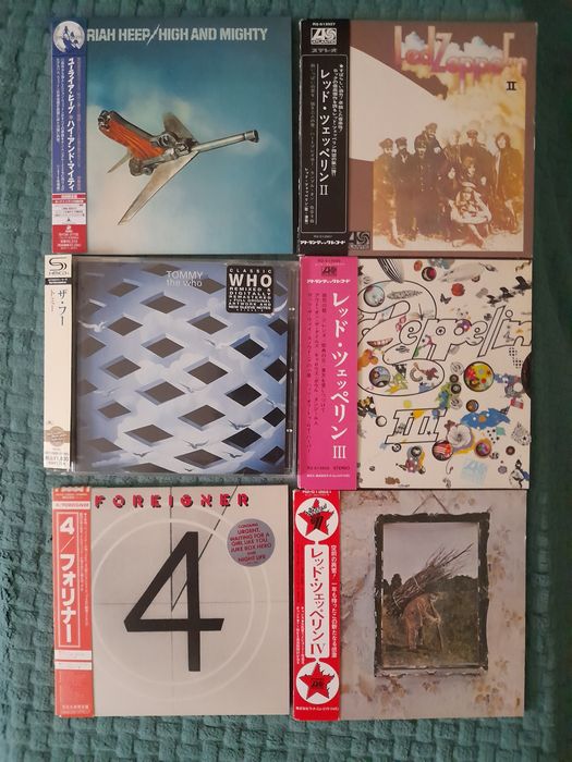 Фирменные японские CD диски Buckcherry, Led Zeppelin, Uriah Heep
