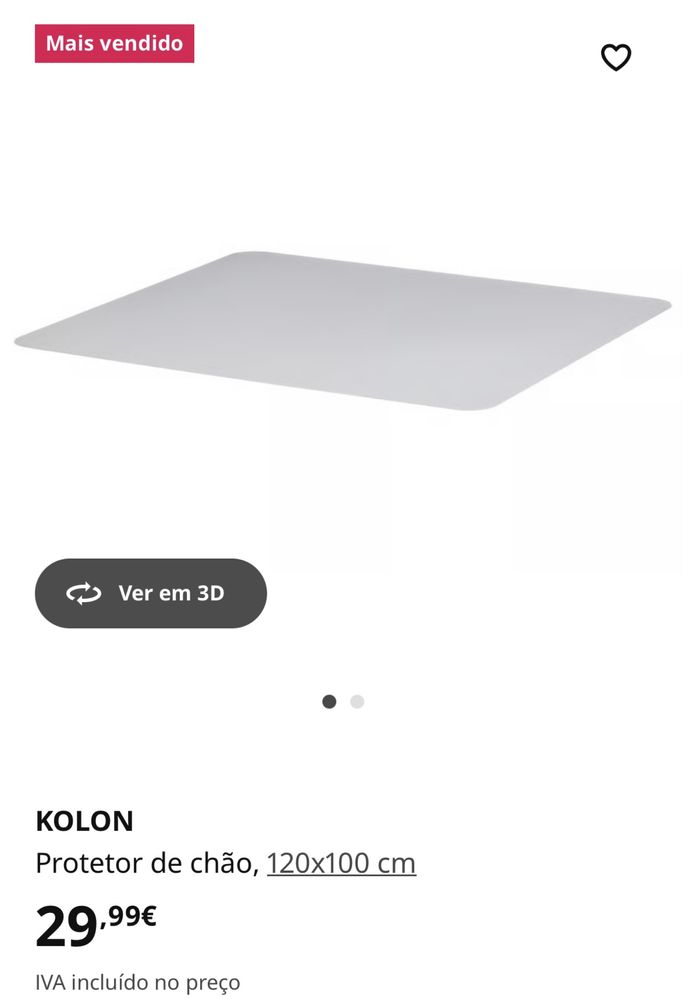 Protetor chão IKEA