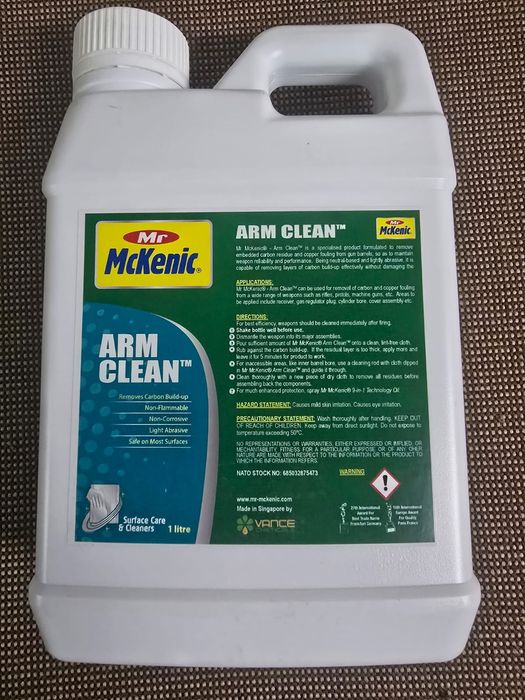 Mr McKenic mleczko do czyszczenia broni ,preparat nowy 1l