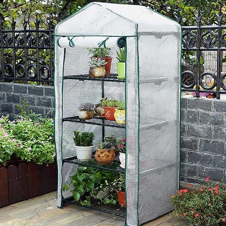Mini Szklarnia Balkonowa Ogrodowa Tarasowa Foliak na Balkon 160x70x50