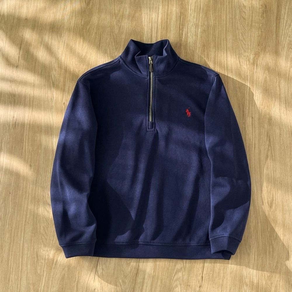 Зіп худі Polo Ralph Lauren 1/3 zip hoodie | кофта old money