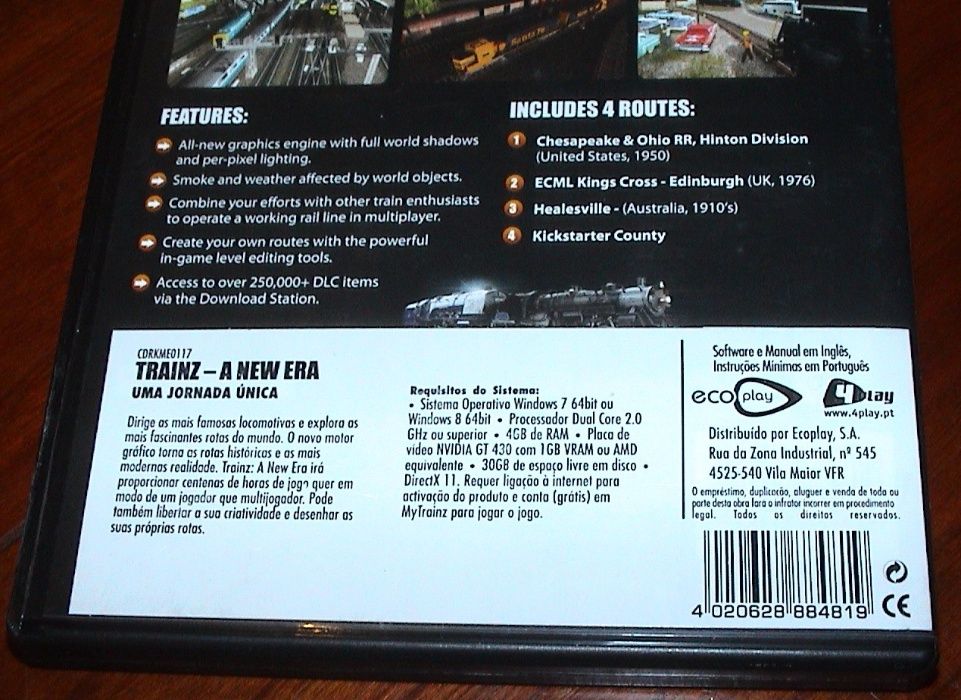 GAME PC-Trainz A New Era-Original-Simulador combóios-