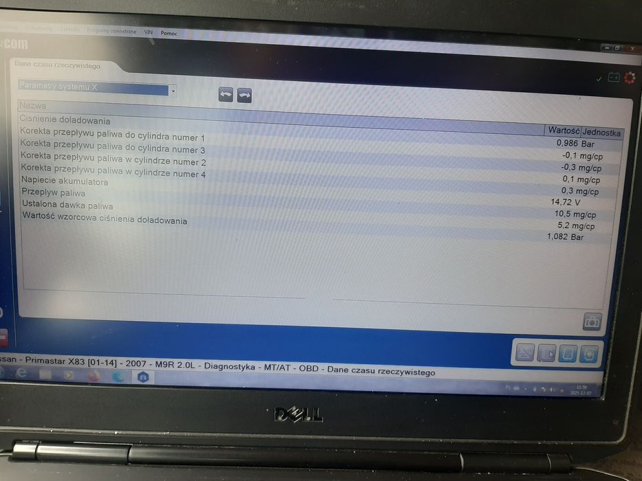 Komputer diagnostyczny Dell ciężarówki i osobowe BLUETOOTH