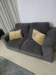 Sofá para sala-cinzento como novo