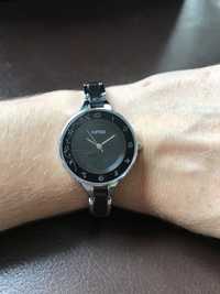 Zegarek czarny Kimio na bransoletce