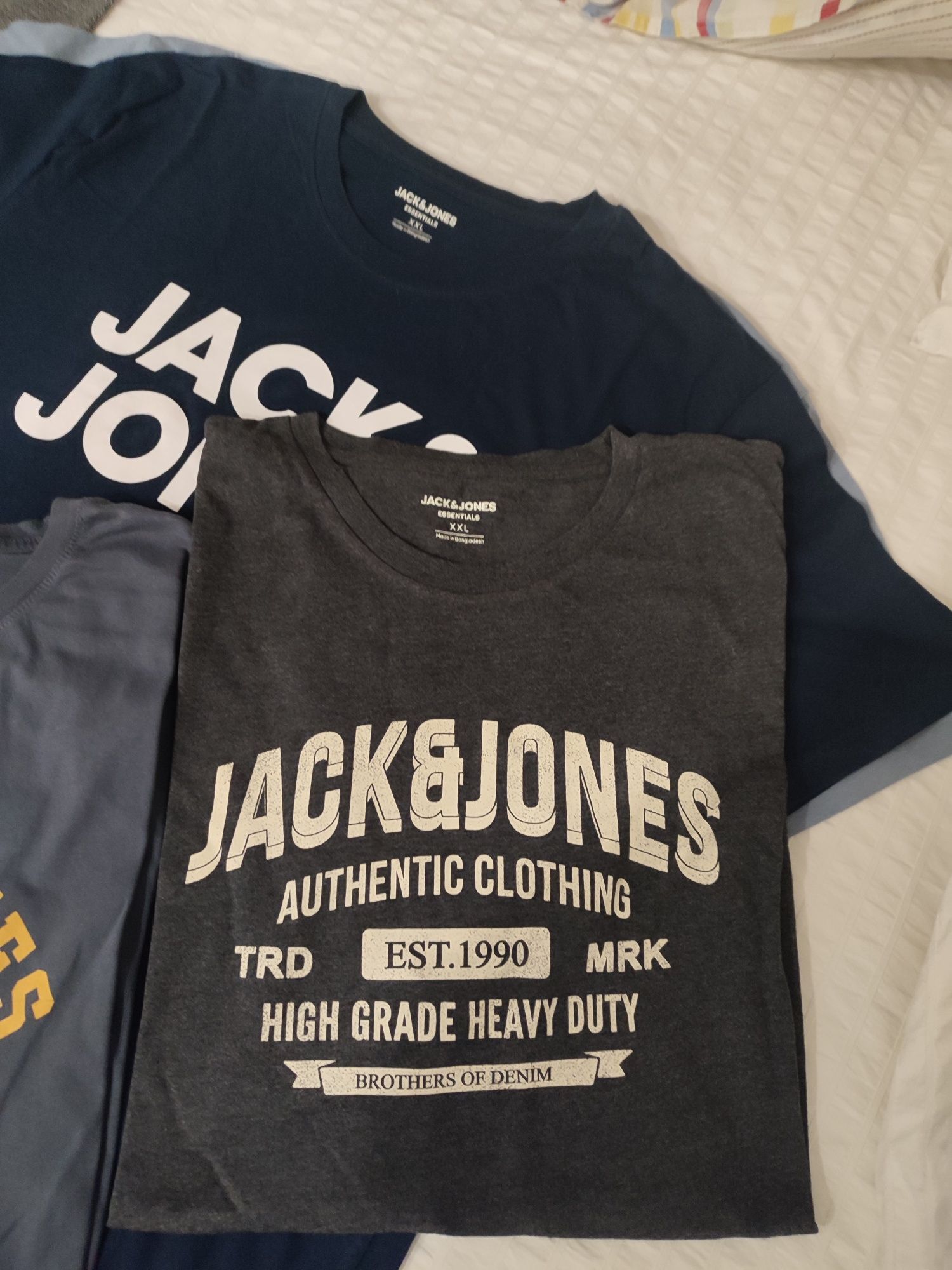 4 t shirts Jack and Jones XXL USADAS 1 VEZ