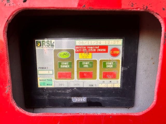 recykler do asfaltu na samochód dostawczy