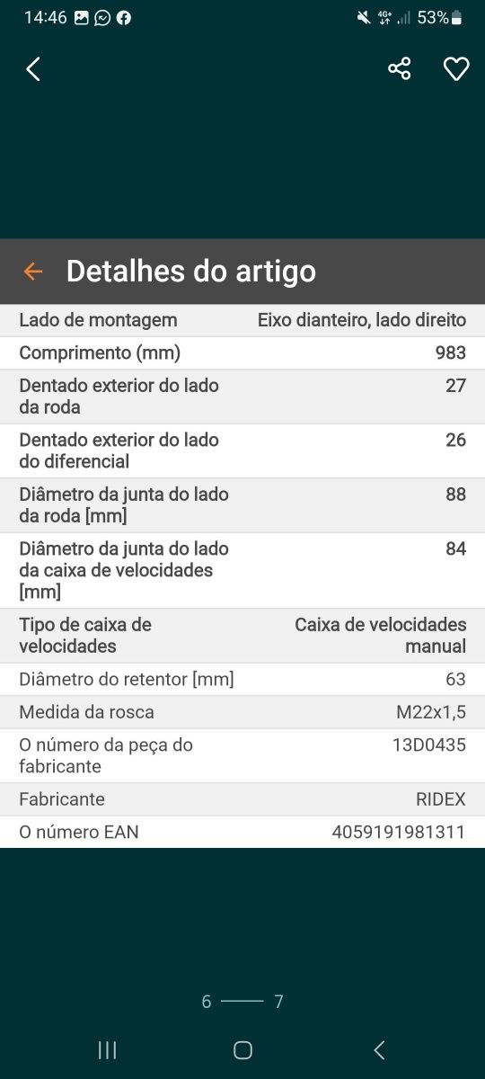 Transmissões Novas Ford Focus 2017 MK3