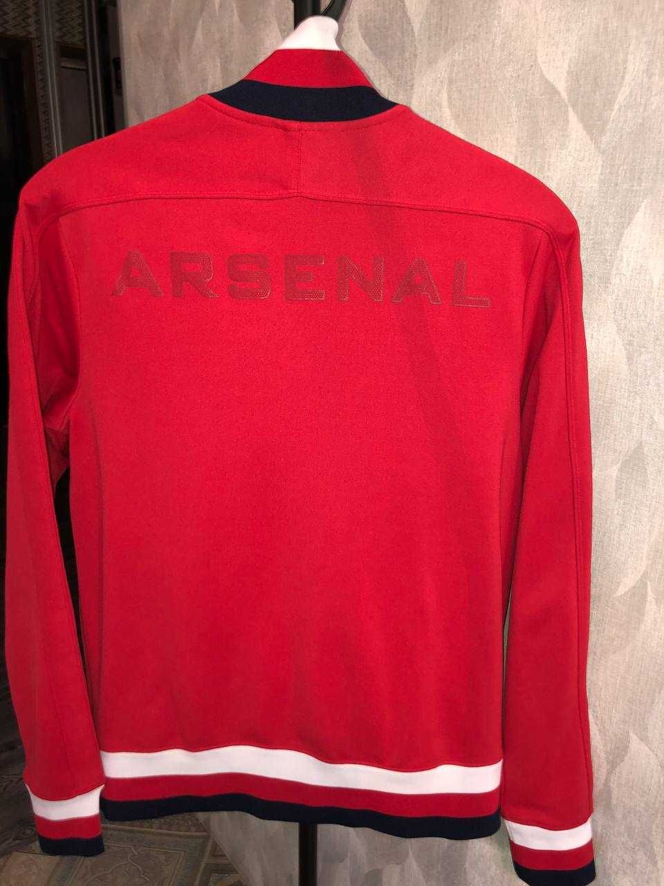 Футбольная кофта олимпийка зип худи Nike F.C. Arsenal