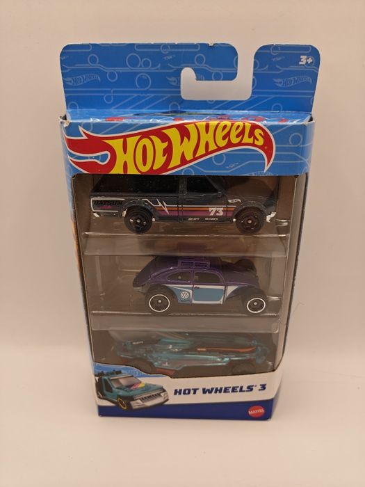 3 pack hot weels autka