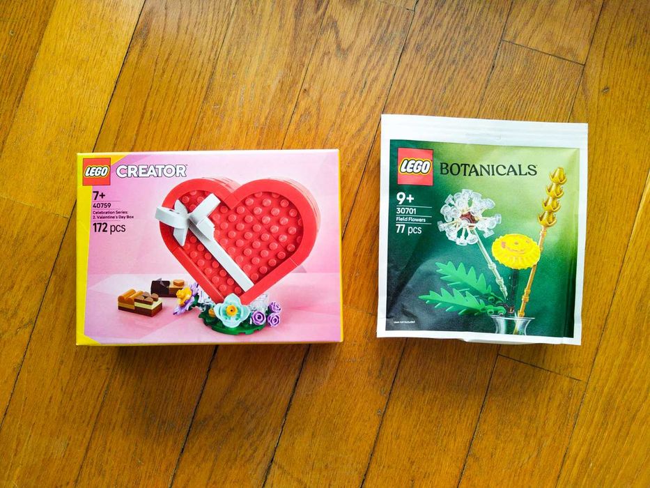 LEGO 40759 Valentine's Day Box + LEGO 30701  Field Flowers