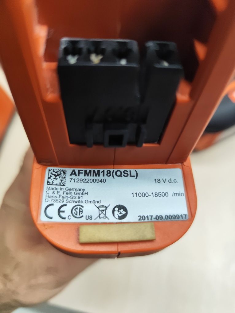 Fein AFMM18 QSL реноватор акумуляторний різак феін оригінал