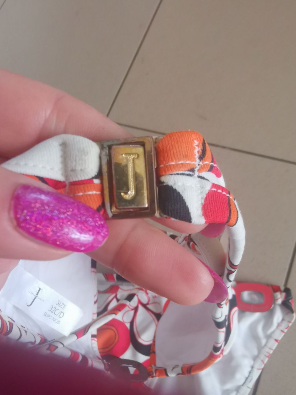 Dwuczęściowy strój kąpielowy Jasper Conran r 42 dół, góra 70 c D
