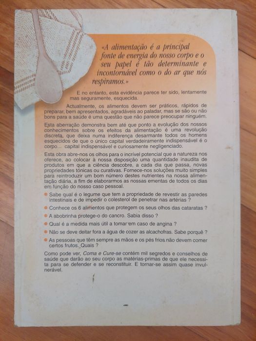 Livro Coma e Cure-se