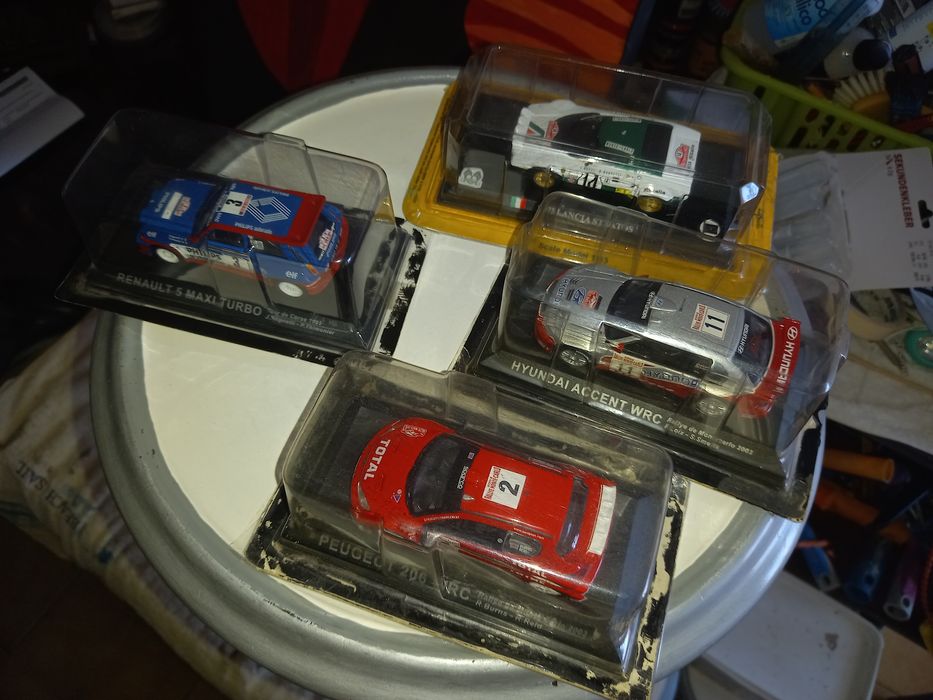 Pack de 4 miniaturas de Rally, 1/43