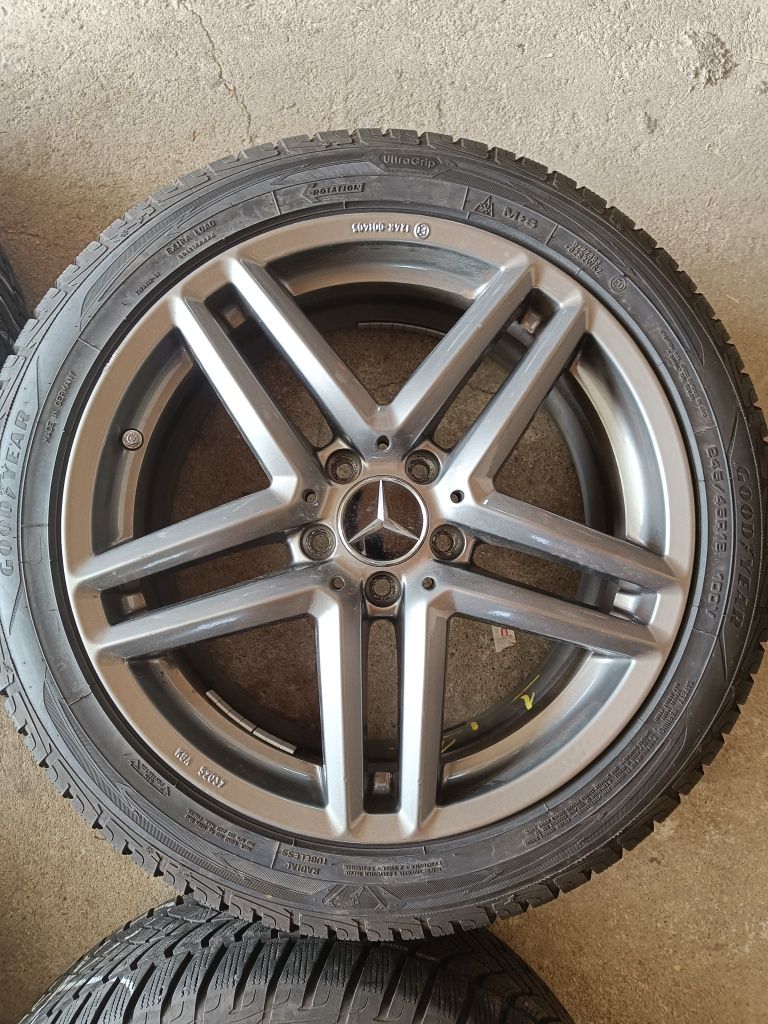 Felgi18 5x112 Mercedes W212 czujniki opona zima 9mm 2022r kpl