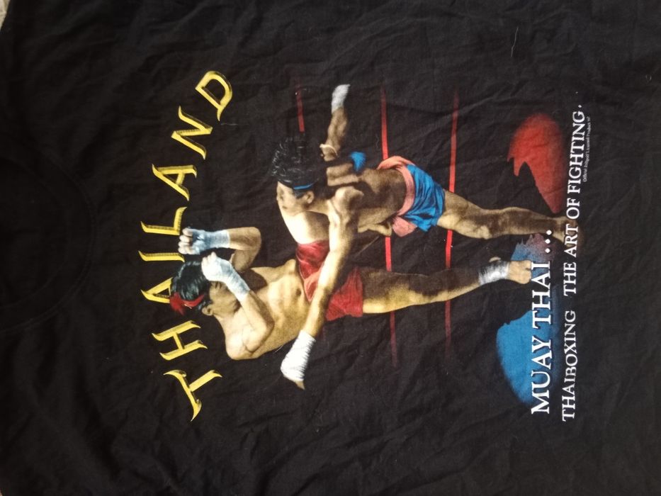Футболка Muay Thai MMA Boxing 90s принт Винтаж
