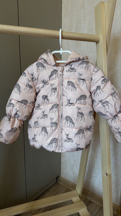 Куртка для дівчинки на флісі HM, TU  (хододна осінь/тепла зима)