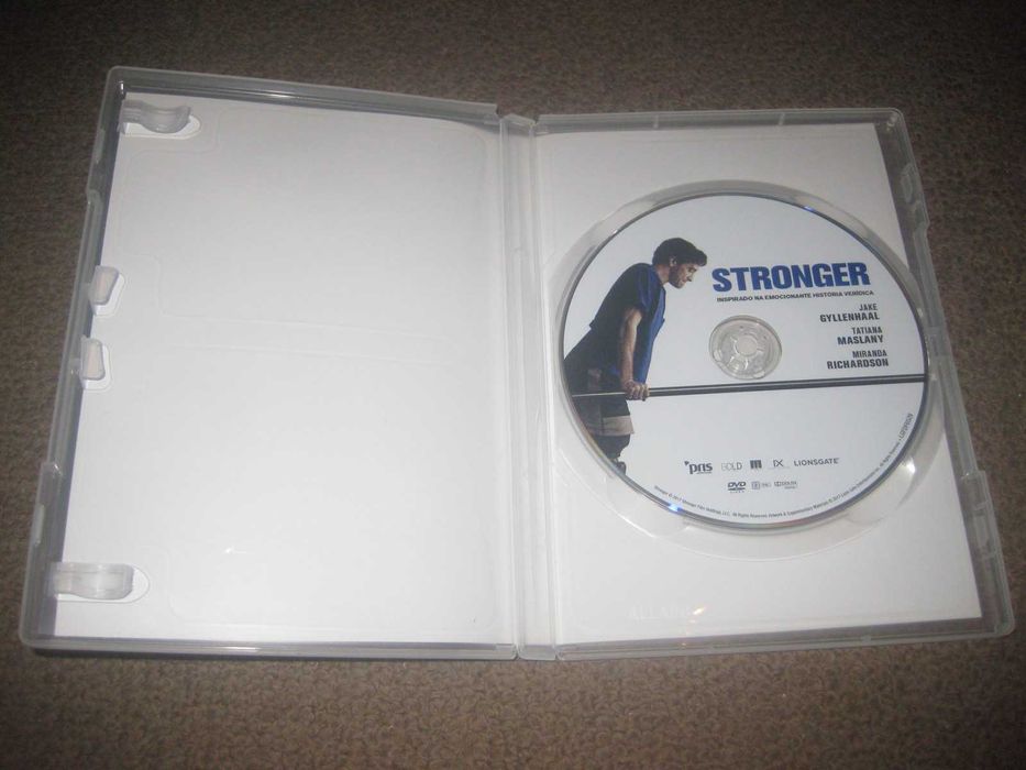 DVD "Stronger - Força de Viver" com Jake Gyllenhaal