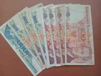 Zestaw banknotów PRL