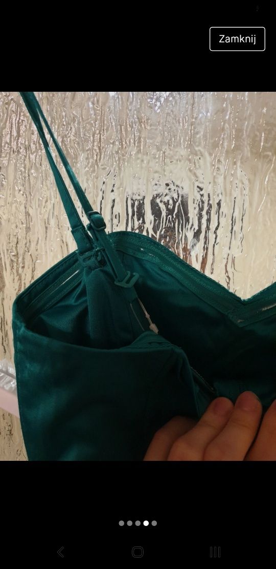 Nowa sukienka zielona h&m