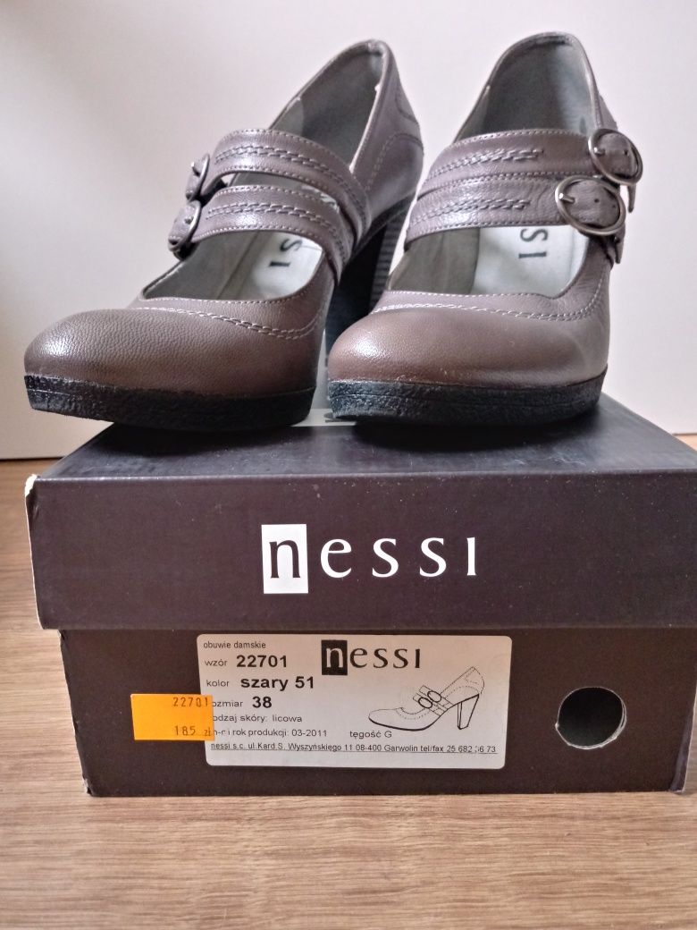 Buty skórzane NESSI