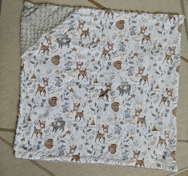 Kocyk Minky do fotelika nosidełka BabyMam 80x80